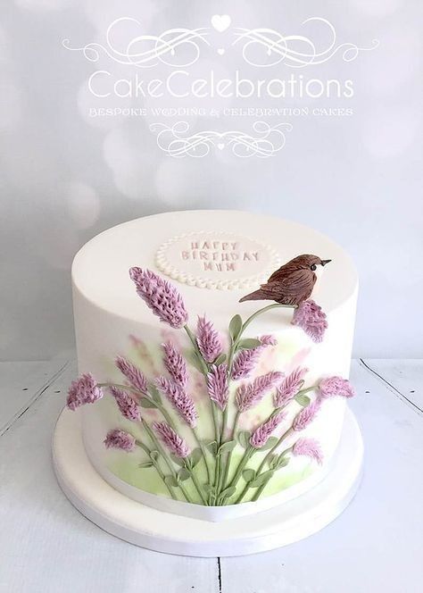 Cakes Graduation, Mousse Au Chocolat Torte, Torte Creative, Christening Cakes, Torte Cupcake, Bird Cakes, Cakes For Women, Painted Cakes, Graduation Cakes