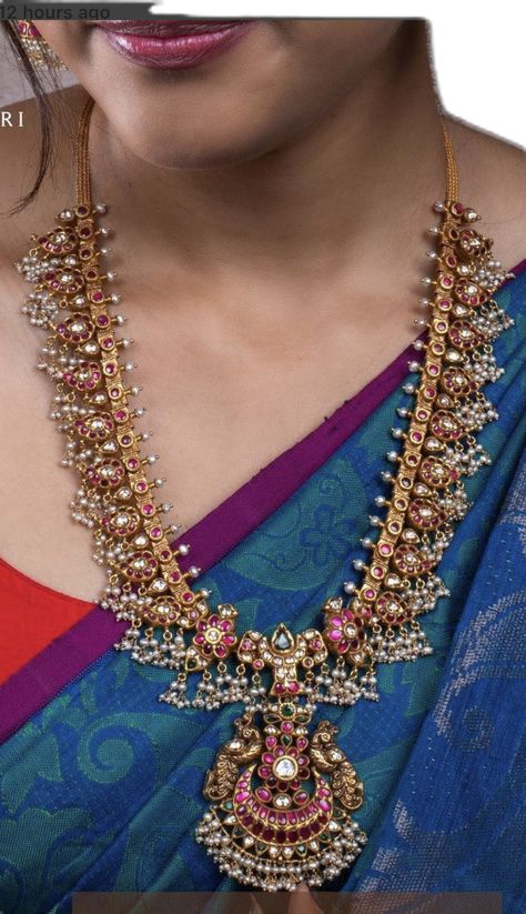 Guttu Pusala Necklace Gold, Gutti Pusalu Necklace, Gutha Poosalu Necklace, Ruby Sets Indian Gold, Gutta Pusalu Jewellery Gold Necklaces, Gutta Pusalu Jewellery, Guttapusalu Haram, Guttapusalu Necklace, Bridal Jewellery Earrings