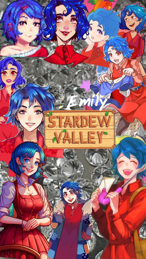 stardew valley Emily Emily Stardew Valley, Stardew Valley Farms, Stardew Valley Fanart, Stardew Valley, Nintendo, Wallpapers, Fan Art, Anime, Pins