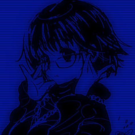 Dark Blue Anime Pfp, Blue Anime Pfp, Blue Anime Aesthetic, Blue Anime, Aesthetic Blue, Aesthetic Dark, Anime Pfp, Anime Aesthetic, Blue Aesthetic