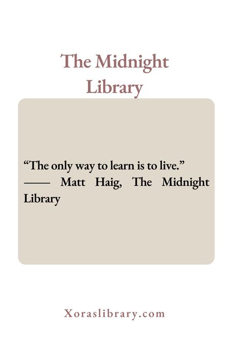 #Bookquotes #Aestheticbooks #Themidnightlibrary #Books #Quotes Midnight Library Quotes, The Midnight Library Book, Midnight Library Book, The Midnight Library, Library Quotes, Books Quotes, Board Inspiration, Vision Board Inspiration, Bookish Things