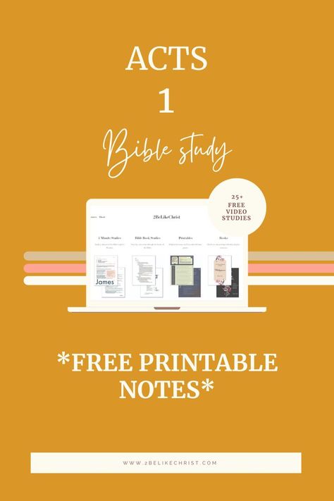 Download our FREE Bible study resources here: https://www.2belikechrist.com/ Welcome to our book of Acts Bible Study. Over the next several months (if it's God's will) we will study through each chapter of the book. Today we discuss Acts 1 (verses 1-12). In this chapter, Jesus ascends to heaven and a new Apostle, Matthias is selected to replace Judas Iscariot. The notes, handouts, and all supplemental materials are available on our website (see link above). The Book Of Acts Bible Study, Book Of Acts Bible Study, Book Of Acts Bible, Bible Study Websites, Acts Bible Study, Acts Chapter 1, Acts Bible, Judas Iscariot, Study Websites