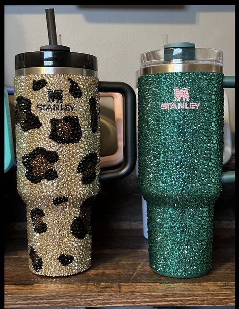 Any color glass/design/pattern (not copyrighted material)  rhinestone tumbler. personalization can be added.  All of our tumblers are hand made, so slight imperfections are expected. Lighting can change the color from what you see on your phone/computer screen to what you see in person. We make every effort to capture products in natural and artificial lighting.  These are glass stones and WILL break/shatter if dropped. Tumblers with rhinestones should be handled with EXTREME care, and not be mishandled. **Prices may vary depending on design and/or how intricate. Rhinestone Things, Bee Bling Tumbler, Leopard Print Rhinestone Tumbler, Leopard Tumbler Cup, Rhinestone Ideas, Leopard Geode Tumbler, Bling Tumbler, Holographic Leopard Tumbler, Artificial Lighting