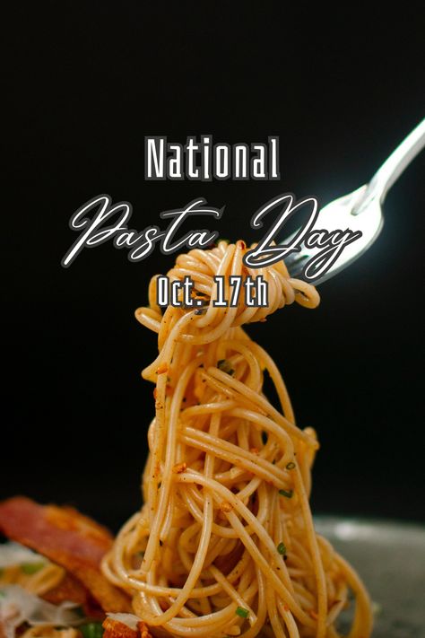 National Pasta Day #nationalpastaday #pasta #nationaldaytoday #nationalcalenday #holidays #spaguetti National Pasta Day, Engagement Posts, Weekday Quotes, National Days, Happy 4 Of July, Pasta, Holidays, Quotes