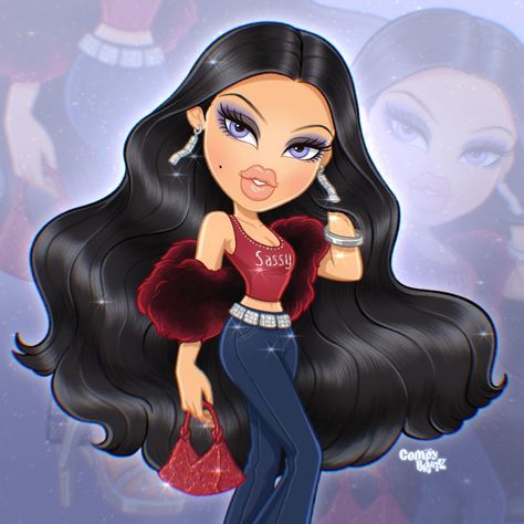 Jade Bratz Outfits, Christmas Bratz, Bratz Dolls Paintings, Bratz Forever Diamondz, Bratz Art, Ariana Grande Problem, Jade Bratz, Bratz Doll Outfits, Y2k Art