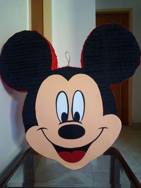 Follow me on Instagram as @MMPinatas Mickey Mouse Pinata, Mickey Mouse Birthday Theme, Mickey Birthday Party, Mini Pinatas, Mickey Birthday, Mickey Party, Mickey Mouse Birthday, 3rd Birthday Parties, Mickey Minnie Mouse