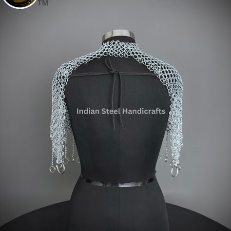 Chainmail Collar, Chainmail Jump Ring, Chainmail Neck Piece, Cosplay Costume, Chainmail Festival, Renaissance Faire Larp Gift. Buy or Know more to check my bio>> #larp #larpitems #cosplay #cosplayitem #cosplayarmor #bestitems #bestarmor #armorparts #medievalgloves #medievalarmor #larp #larpitems #cosplay #cosplayitem #cosplayarmor #bestitems #bestarmor #armorparts #medievalgloves #medievalarmor #bestgloves #pouldolron #medievalgorget #ladyarmor #Chainmailarmor #Chainmailtop Chainmail Collar, Chainmail Armor, Chainmail Top, Best Armor, Cosplay Armor, Medieval Armor, Neck Piece, Chain Mail, Larp