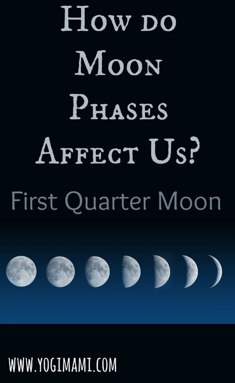 Learn how the First Quarter Moon Phase affects us emotionally, physically and mentally! Moon Recipes, Moon Phases Meaning, Pagan Moon, First Quarter Moon, Moon Meaning, The Moon Phases, Quarter Moon, Moon Energy, Moon Rituals