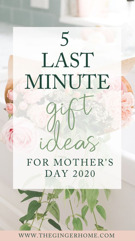 Last Minute Mothers Day Gifts, Gift Ideas For Mother, Pretty Gift Wrapping Ideas, Last Minute Gift Ideas, Ideas For Mother's Day, Last Minute Birthday Gifts, Running Out Of Time, Mothers Day Decor, Online Florist