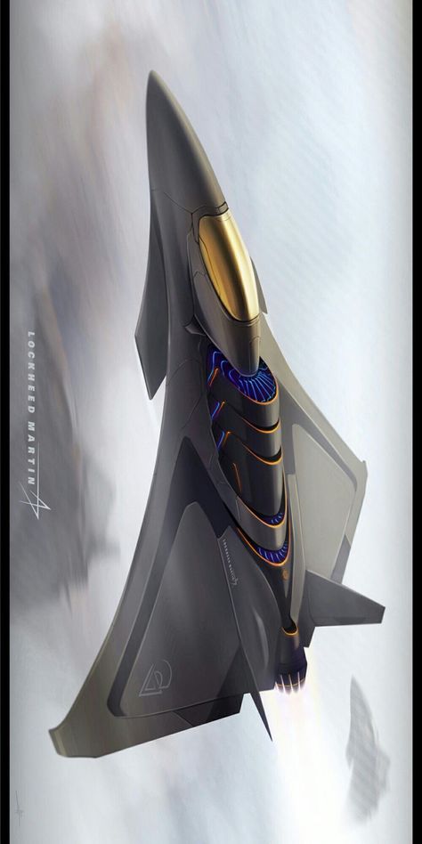 Sci Fi Aircraft, Fighter Jet Concept, Futuristic Jet, Futuristic Plane, Future Aircraft, Kereta Sport, Spacecraft Design, Aerospace Design, Stealth Fighter