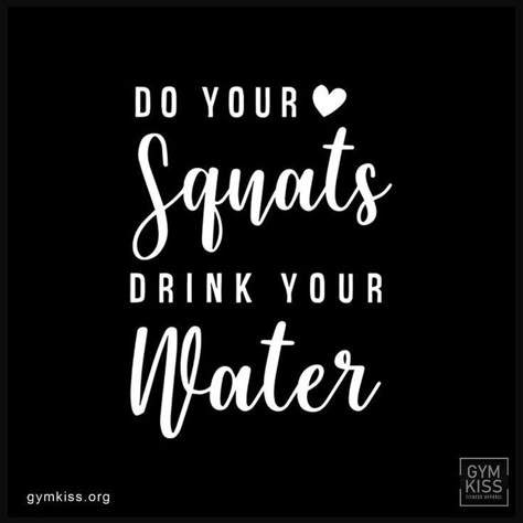 A little friendly reminder! Squat Quotes, Drink Your Water, Mom Fitness, Gym Quotes, Workout Quotes, Challenge Group, Workout Memes, Gym Quote, Training Motivation