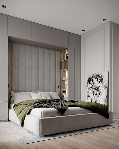 Luxury Bedroom Design Master Suite, Dhoma Gjumi, Bed Designs With Storage, Couple Room, Bed Design Modern, Small Bedroom Designs, Kids Interior Room, Headboard Designs, Bedroom Headboard