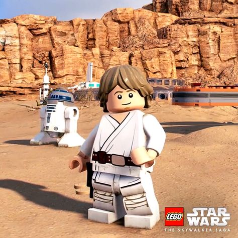 Lego Star Wars Skywalker Saga, Lego Star Wars Game, Luke Skywalker Lego, Star Wars Skywalker, Star Wars The Skywalker Saga, Battle Of Geonosis, Lego Stormtrooper, Little Big Planet, Star Wars Luke