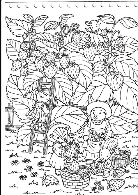 Forest Colouring Page, Disney Coloring Pages For Grown Ups, Enchanted Forest Coloring Pages, Cottagecore Coloring Pages, Decorative Doodles, Mandalas Coloring Pages, Colouring Drawing, Forest Coloring Pages, Enchanted Forest Coloring Book