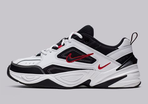 The Nike M2K Tekno Remembers Its Monarch Roots Nike Tekno Black, Nike Air Monarch Outfit Men, M2k Nike, Nike Mk2, Nike N2k Tekno, Nike M2k Tekno Black, M2k Tekno White, Nike M2k Tekno White, Nike M2k