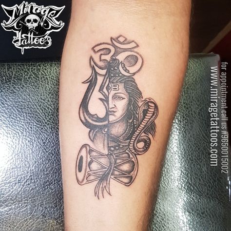 Mahadev tattoo design. Shiva tattoo design Mahadev Trishul, India Tattoo, Name Flower Tattoo, Small Lotus Tattoo, Armband Tattoos For Men, Trishul Tattoo Designs, Trishul Tattoo, Mahadev Tattoo, Om Tattoo Design