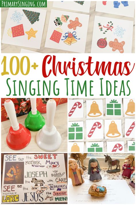 Christmas Primary Singing Time, Jr Primary Singing Time Ideas, Christmas Singing Time, Wiggles Songs, Christmas Primary, Christmas Concert Ideas, Christmas Singing, Lds Primary Songs, Lds Music