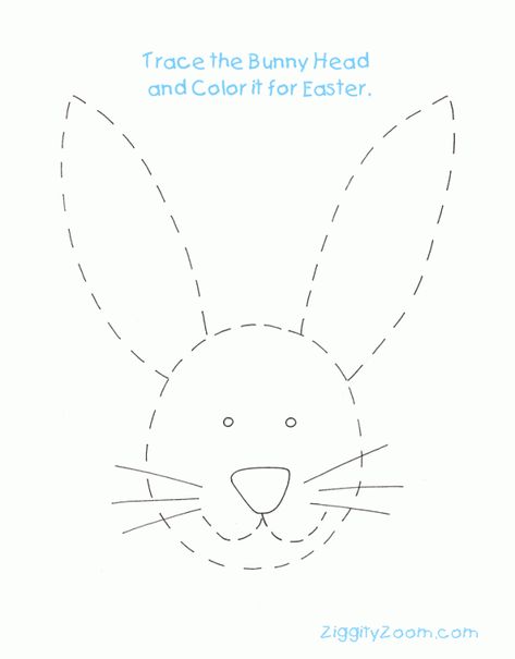 Easter Rabbit Tracing Worksheet for Easter Activity | Ziggity Zoom Easter Preschool Worksheets, Tracing Preschool, April Preschool, Easter Worksheets, Easter School, Easter Activity, Preschool Tracing, Easter Preschool, Tracing Worksheets Preschool