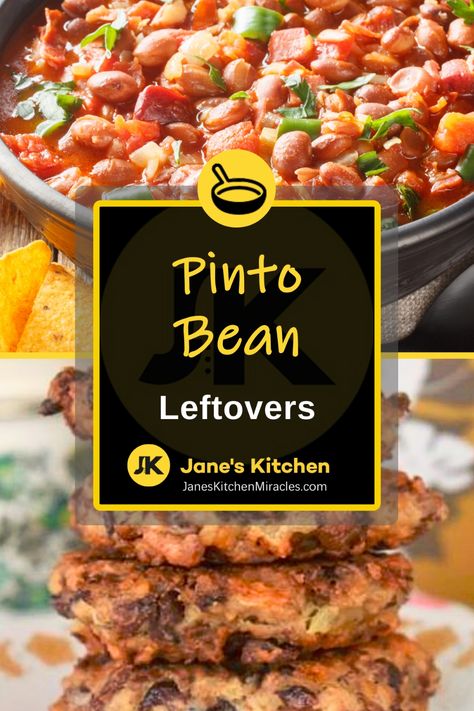 pinto bean burgers on a plate Leftover Beans What To Do With, Recipes With Pinto Beans Main Dishes, Leftover Beans Recipes, Pinto Bean Burger Recipe, Leftover Pinto Beans, Pinto Bean Soup, Italian Beans, Pinto Bean Recipes, Leftover Chili