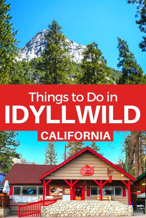 Things to do in Idyllwild California are hike Ernie Maxwell Trail, shop at Wooleys, eat at Red Kettle, visit the Idyllwild Nature Center, greet Mayor Max the Golden Retriever. Red Kettle, Small Towns In California, Idyllwild Ca, San Jacinto Mountains, West Coast Travel, Usa Travel Guide, San Jacinto, Visit California, Nature Center