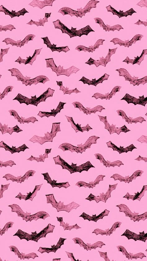 Pink Bats Background, Pink And Black Poster Aesthetic, Pink Alt Aesthetic Wallpaper, Pink Bat Aesthetic, Bat Phone Wallpaper, Pastel Goth Pattern, Ipad Wallpaper Goth, Pink Bat Wallpaper, Draculaura Wallpaper Aesthetic