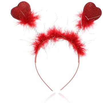 Red Hair Accessories, Heart Headband, Valentine's Day Outfit, Headband Styles, Festival Party, Hair Accessories For Women, Hair Band, Holiday Festival, Love Is All