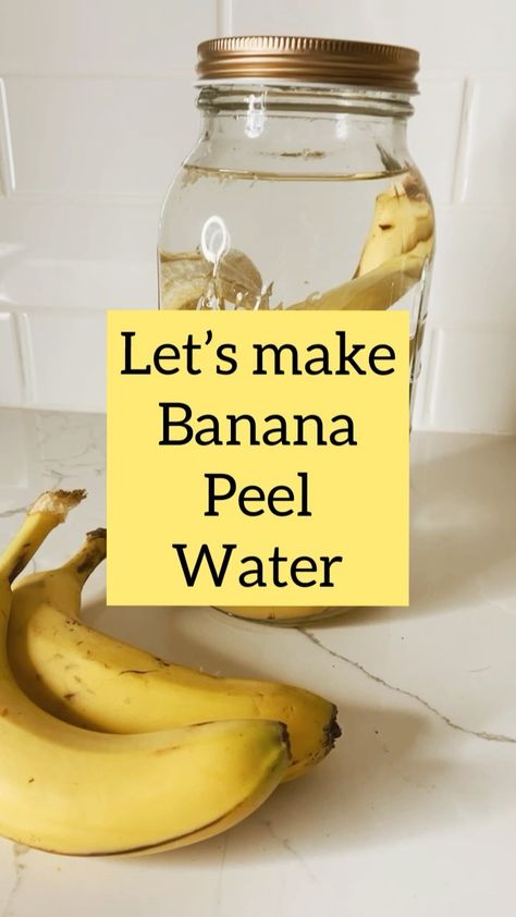 Potassium Water For Plants, Banana Peel Water For Plants, Banana Water For Plants, Banana Water, Gardening Products, Banana Peels, Orange Water, Garden Life, Banana Peel