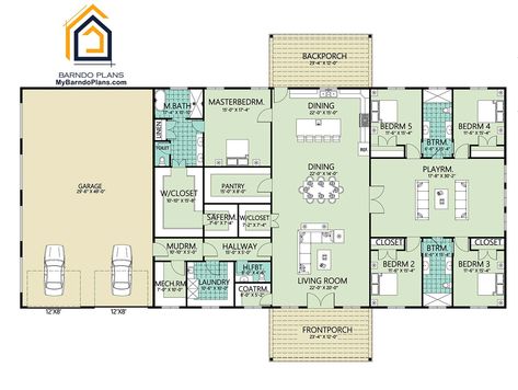 5br Barndominium, 3500 Sq Ft Barndominium Floor Plans, Large One Story Barndominium, 5 Bedroom Barndominium With Shop, 2 Story 5 Bedroom Barndominium, 30x70 Barndominium Floor Plans, Barndominium Ideas Floor Plans 5 Bedroom, Barndominium Ideas 6 Bedrooms, Five Bedroom Barndominium Plans