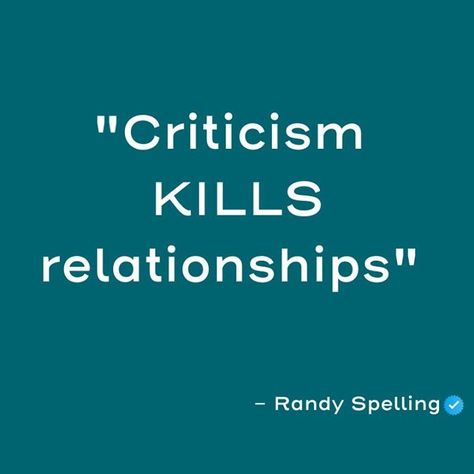 Randy Spelling (@randyspelling) • Instagram photos and videos Constantly Being Criticized Quotes, Criticism Quotes Relationships, Criticizing Others Quotes, Spelling Quotes, Connection Relationships, Criticism Quotes, Snarky Quotes, Difficult Relationship, Relationship Psychology