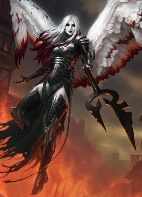 Magic The Gathering Art, Female Demons, Fantasy Demon, Mtg Art, Ange Demon, Dungeons And Dragons Characters, Demon Art, Fantasy Monster, Beautiful Dark Art