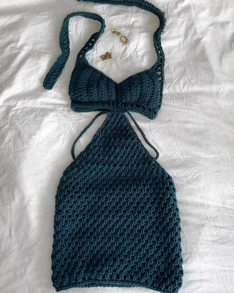 Crochet Fashion Dresses, How To Crochet A Dress, Vintage Crochet Dress, Summer Crochet Dress, Crochet Dress Ideas, Teal Crochet, Dresses Crochet, Crochet Dress Boho, Vintage Crochet Dresses