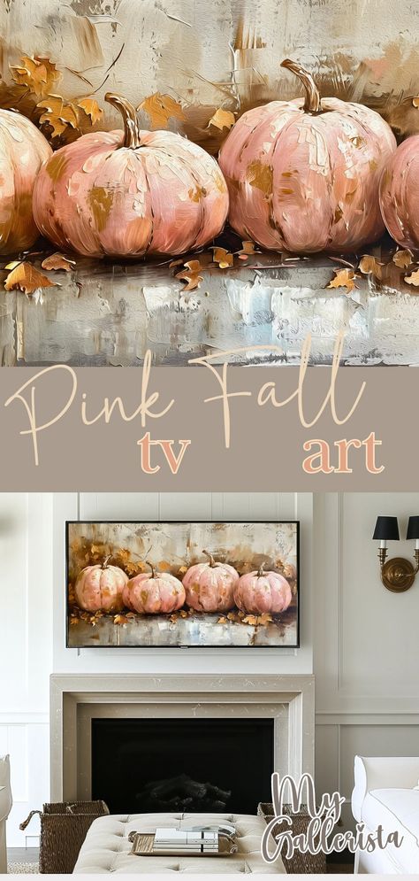 Pink Halloween Decor Pumpkin Wall Art for Frame TV Fall Digital Art Pink Wall Art Fall Home Decor Rustic Wall Art Samsung TV Pumpkin Art - Etsy Pink Fall Decor Ideas, Fall Digital Art, Pink Halloween Decor, Pumpkin Wall Art, Pumpkin Wall, Wall Art Fall, Pink Fall, Home Decor Rustic, Pink Home Decor