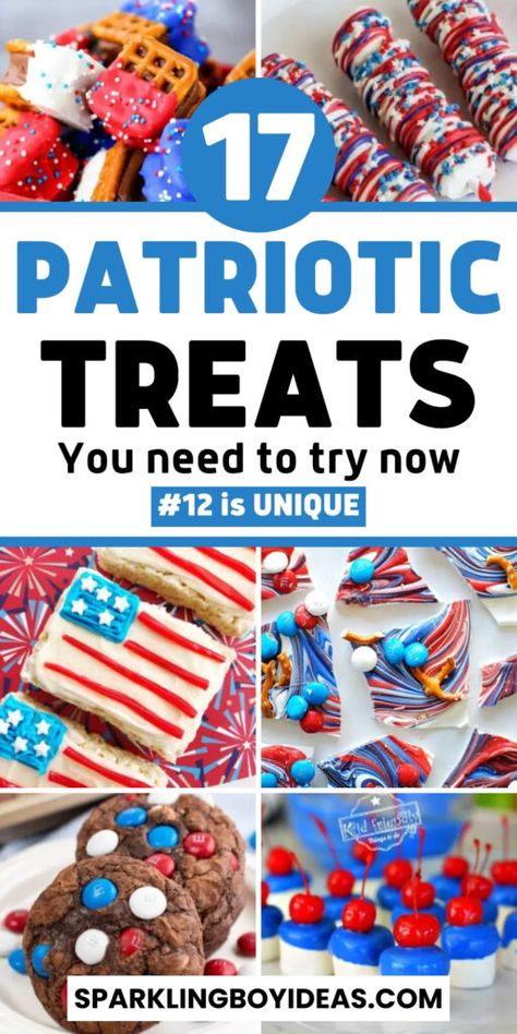 American Flag Dessert, Flag Desserts, Red White And Blue Desserts, Patriotic Snacks, American Flag Cake, Memorial Day Desserts, 4th July Food, Memorial Day Foods, Patriotic Treats