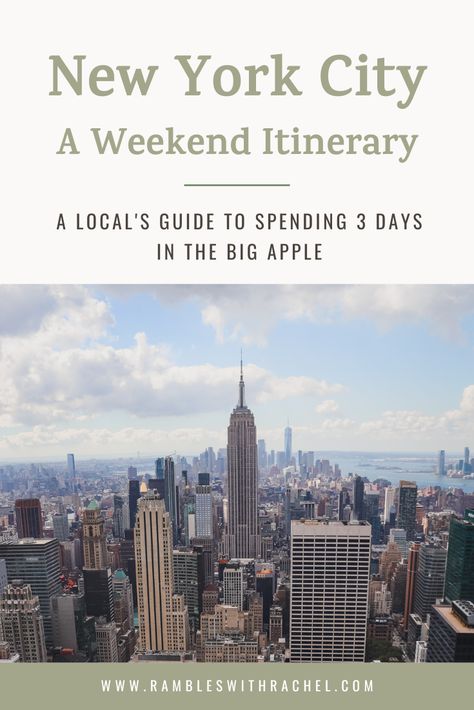 First Time Trip To Nyc, A Weekend In Nyc, Nyc Three Day Itinerary, New York 3 Day Itinerary, Nyc Weekend Itinerary, 3 Day Nyc Itinerary, Nyc 3 Day Itinerary, New York Itinerary 3 Days, Nyc Bday