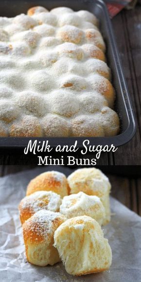 Bread Pairings, Bread Bites, Resepi Roti, Mini Bun, Milk And Sugar, Cloud Bread, Sweet Buns, Easy Bread Recipes, Think Food