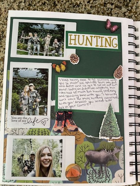 Our mountain adventure #scrapbooking Up Adventure Book Scrapbook, Couple Adventure Book Ideas, Hiking Scrapbook Ideas, Rustic Scrapbook Ideas, Big Scrapbook Ideas, Scrapbook Ideas Nature, Camping Scrapbook Ideas, Nature Scrapbook Ideas, Diy Scrapbook Ideas For Boyfriend