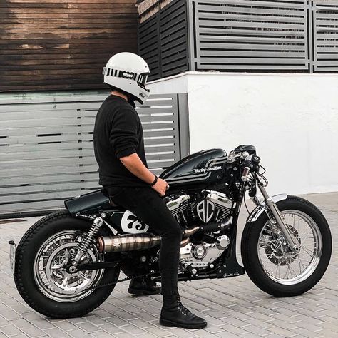 Harley Roadster, Sportster Scrambler, Harley-davidson Sportster, Sportster Cafe Racer, Custom Bikes Cafe Racers, Hd Sportster, Harley Davidson Sportster 883, Harley Davidson Sportster 1200, Harley Davidson Cvo