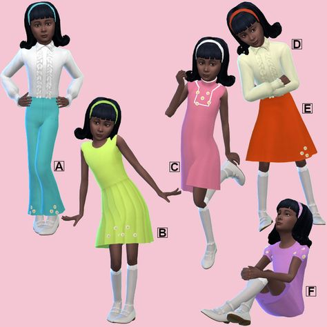 Melody Ellison, 1960 Outfits, Sims 4 Decades Challenge, Pinterest Feed, 1960s Outfits, Sears Catalog, Sims 4 Children, Sims 4 Cc Folder, Free Sims