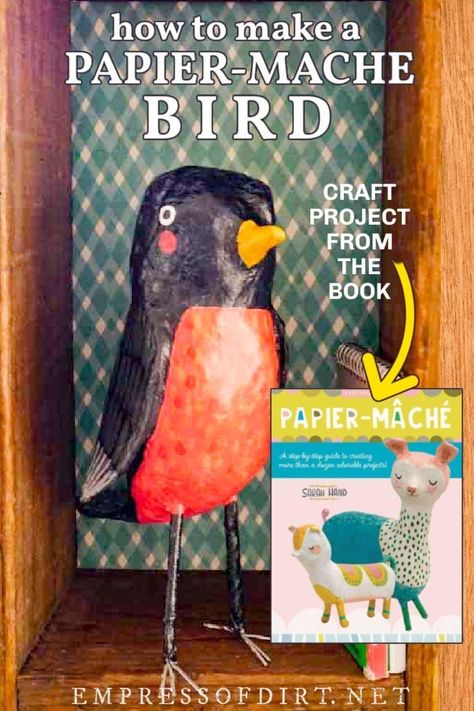 Paper Mache Projects, Paper Mache Dolls, Paper Mache Animals, Paper Mache Clay, Paper Pulp, Paper Mache Art, Paper Mache Sculpture, Paper Mache Crafts, Bird Crafts