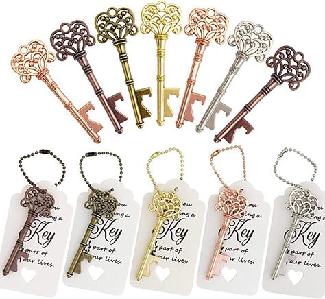 Wine Opener Wedding Favor, Key Wedding Favors, Housewarming Party Decorations, Wedding Bottle Opener Favors, Wedding Bottle Opener, Wedding Favors And Gifts, Key Bottle Opener, Shower Party Favors, Bridal Shower Party Favors