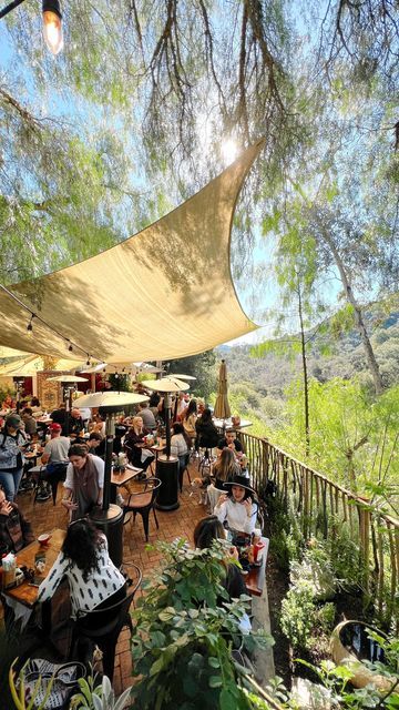 Cafe 27 Topanga, Topanga Canyon Home, Topanga Canyon Aesthetic, Treehouse Restaurant, Topanga California, La Travel, California Hikes, Topanga Canyon, Cali Life