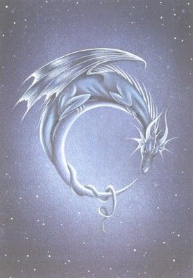 Moon Dragon by Sirenic Angel, via Flickr- my next tattoo? Moon Dragon, Dragon Pictures, Dragon Moon, Dragon Artwork, Yin Yang Tattoos, Dragon Drawing, Dragon's Lair, Fairy Dragon, Beautiful Dragon