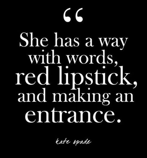 Instagram post by The Chicest Chicks ™ • Dec 1, 2019 at 8:01pm UTC Kate Spade Quotes, Glam Quotes, Lipstick Quotes, Red Lipstick Quotes, Selfie Quotes, Makeup Quotes, Red Lipstick, Beauty Quotes, Fashion Quotes