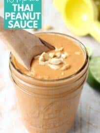 Thai Peanut Sauce Recipe, Peanut Chicken Stir Fry, Easy Thai Peanut Sauce, Easy Slow Cooker Meatballs, 5 Minute Recipe, The Original Dish, Thai Chicken Salad, Thai Peanut Chicken, Crockpot Chicken Breast