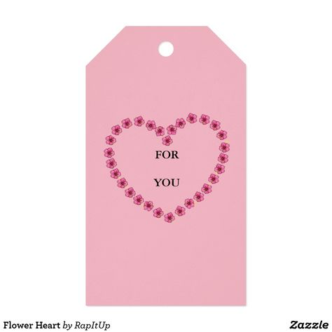 Flower Heart Gift Tags Handmade Labels, Heart Gift Tags, Card Sentiments, Valentine Tags, Heart Gifts, Flower Heart, Free Printable, Free Printables, Gift Tags