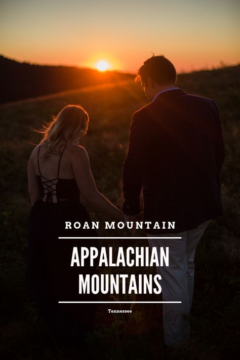 Roan Mountain engagement photos in the Appalachian Mountains near the Smokies! Appalachian Mountains Tennessee, Roan Mountain, Mountain Engagement Photos, National Park Wedding, Mountain Engagement, Appalachian Mountains, Great Smoky Mountains National Park, Park Wedding, Great Smoky Mountains