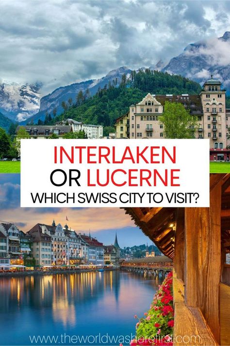 Switzerland Destinations, Switzerland Itinerary, Interlaken Switzerland, Switzerland Vacation, Places In Switzerland, Switzerland Cities, Swiss Travel, Lucerne Switzerland, Vacation Goals