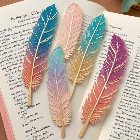 feather bookmarks #feather #birds #bird #feathers #nature #birdsofinstagram #art #perfection #love #handmade #wildlife #naturephotography #photography #birdwatching #wings #birdstagram #beautiful #birdphotography #beak #instabird #animal #wing #photooftheday #birdlover #of #fashion #artist #beauty #birding #best Resin Feather Bookmark, Bookmark Resin, Feather Bookmark, Fashion Artist, Resin Polymer Clay, Diy Birds, Mini Bottles, Birdwatching, Bird Photography