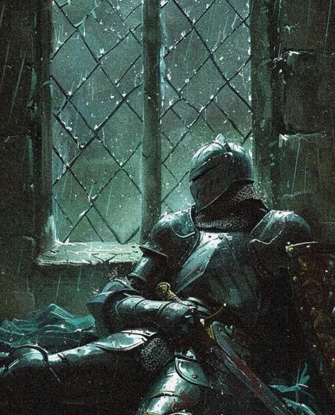 Tired Warrior, Fallen Knight, Lone Warrior, Dark Knights, Dark Souls Artwork, Fantasy Writing, Boys Artwork, Anime Picture Hd, Fairytale Aesthetic