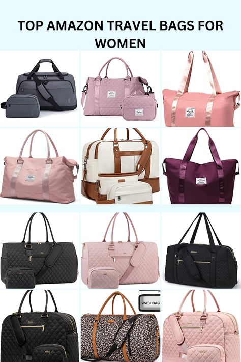 Travel Comfortable Chic Travel Style | Always Us Opens a new tab Best Travel Bags, Pretty Luggage, Rose Gold Luggage, Blush Luggage and Travel #TRAVELBACKING #TRAVELBAG Amazon Travel Bags, Pretty Luggage, Rose Gold Luggage, Chic Travel Style, Hand Luggage Bag, Best Travel Bags, Packing Ideas, Comfortable Chic, Amazon Travel